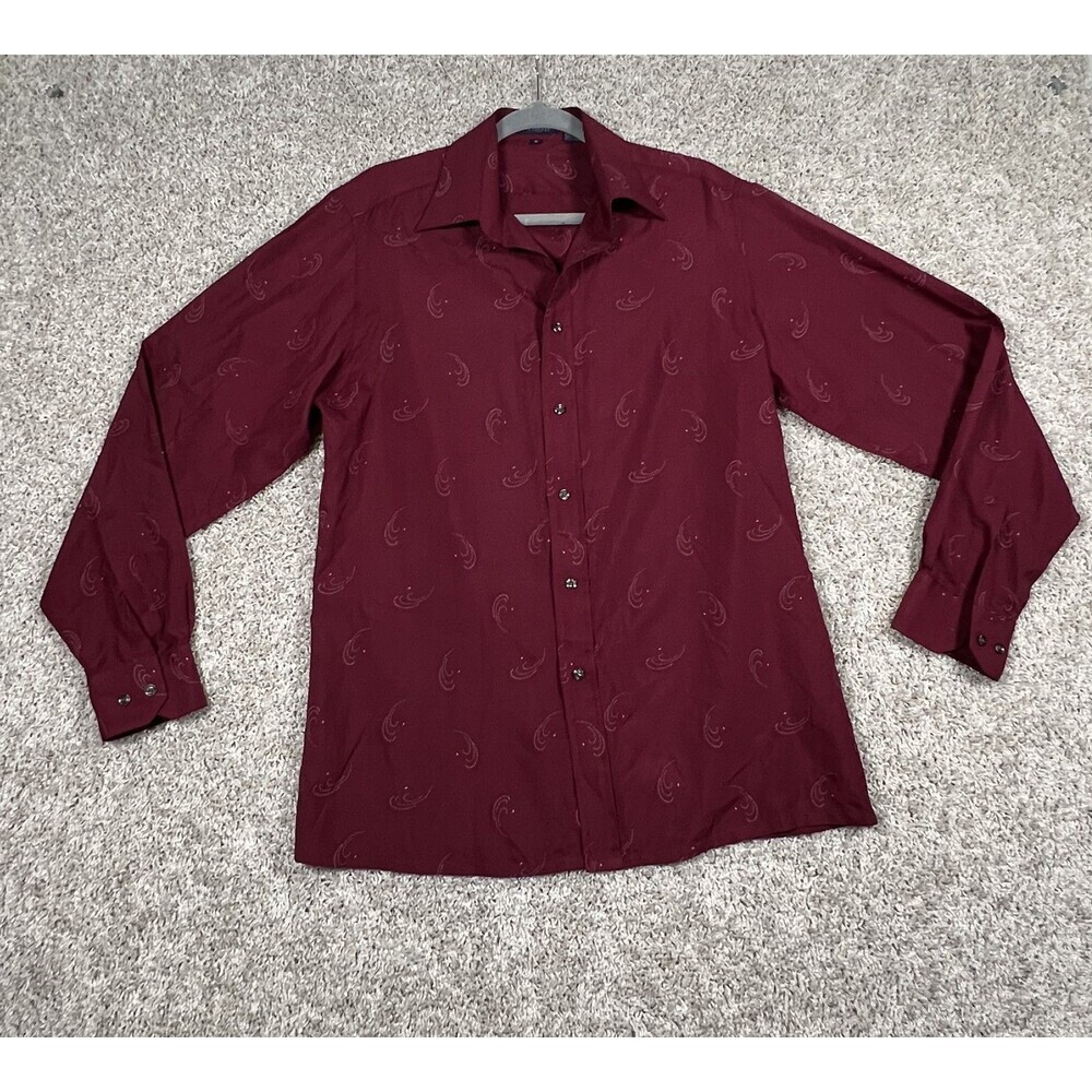 Vintage Givenchy for Chesa Shirt Men's Button Down RED SIZE M